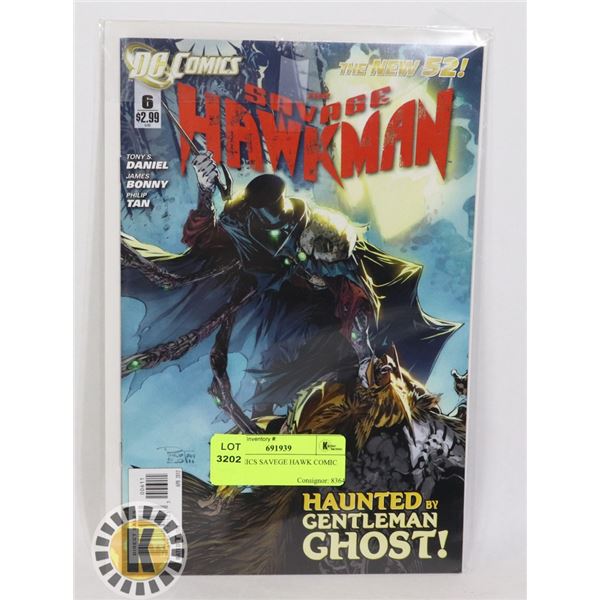 DC COMICS SAVAGE HAWK COMIC BOOK