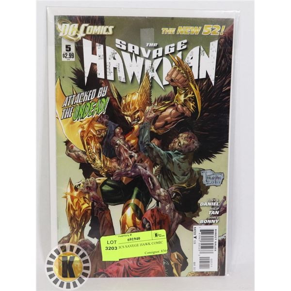 DC COMICS SAVAGE HAWK COMIC BOOK