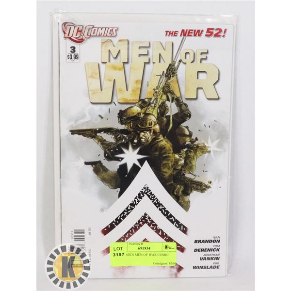 DC COMICS MEN OF WAR COMIC BOOK