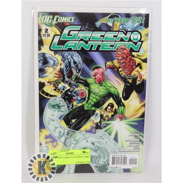 DC COMICS GREEN LANTERN COMIC BOOK