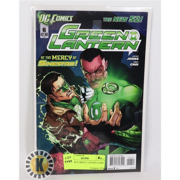 DC COMICS GREEN LANTERN COMIC BOOK