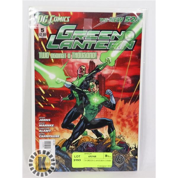 DC COMICS GREEN LANTERN COMIC BOOK