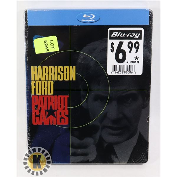 NEW BLUE RAY HARRISON FORD PATRIOT GAMES