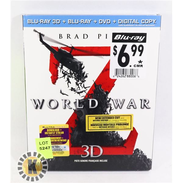 NEW BLUE RAY WORLD WAR