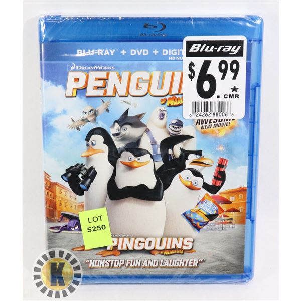 NEW BLUE RAY PENGUINS OF MADAGASCAR
