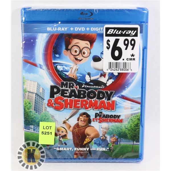 NEW BLUE RAYMR PEABODY & SHERMAN