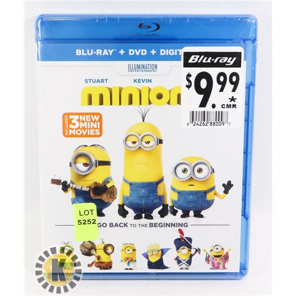 NEW BLUE RAY MINIONS