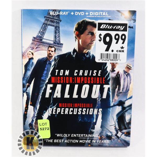 NEW BLUE RAY MISSION ; IMPOSSIBLE FALLOUT