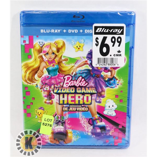 NEW BLUE RAY BARBIE VIDEO GAME HERO