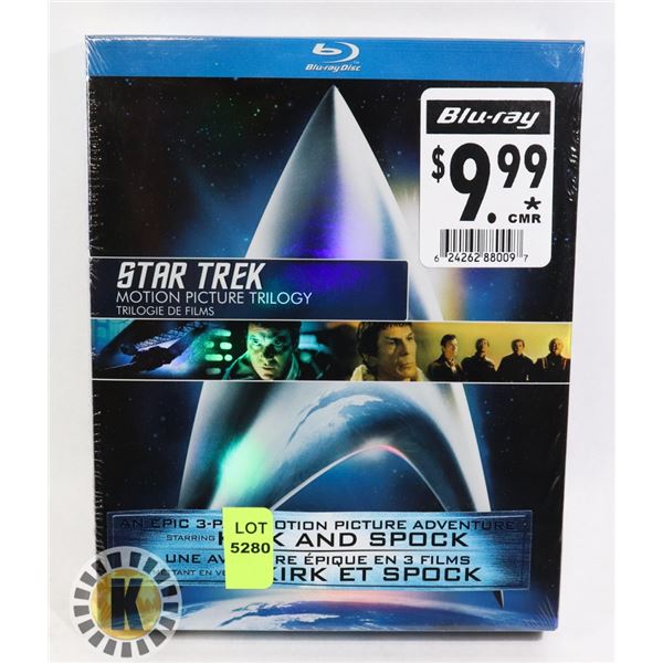 NEW BLUE RAY STAR TREK MOTION PICTURE TRILOGY