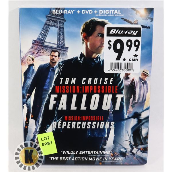 NEW BLUE RAY TOM CRUISEM:I FALLOUT