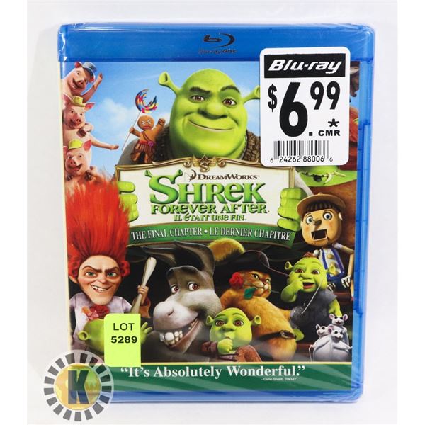 NEW BLUE RAY SHREK FOREVER AFTER