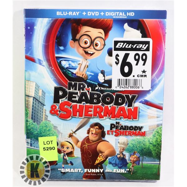 NEW BLUE RAY MR.PEABODY & SHERMAN