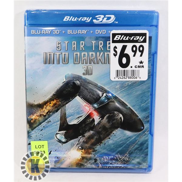 NEW BLUE RAY STAR TREK INTO DARKNESS 3D