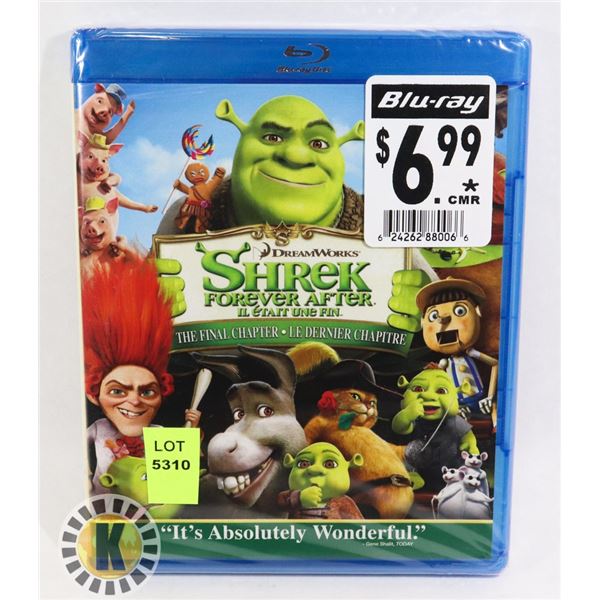 NEW BLUE RAY SHREK FOREVER AFTER