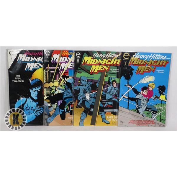 EPIC COMICS MIDNIGHT MEN #1-4