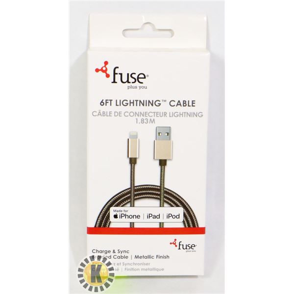 FUSE 6FT LIGHTNING CABLE