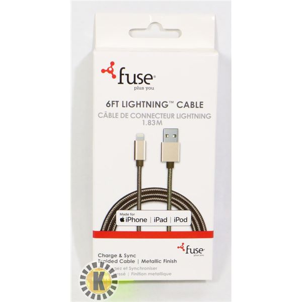 FUSE 6FT LIGHTNING CABLE