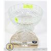Image 1 : ESTATE CENTER PIECE BOWL SOLD WITH CRYSTAL NAPKIN