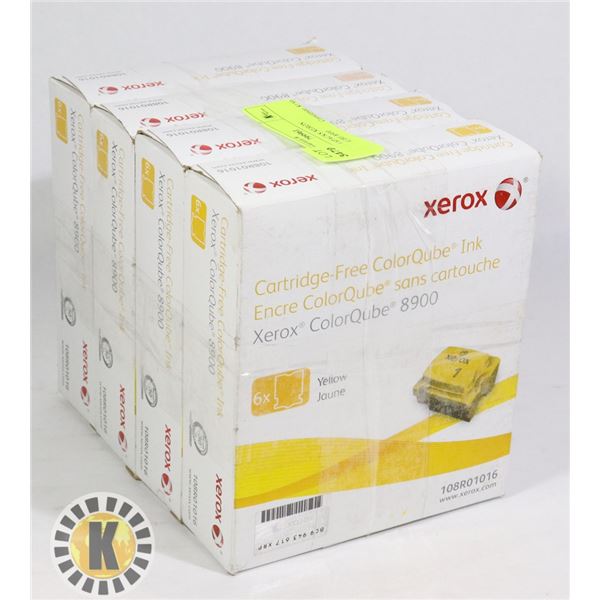 LOT OF 4 6PACKS XERON COLORQUBE 8900