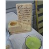 Image 2 : Bundle of Candles - 5 Small Bokes, 2 Small Sets, 1 Holder and 6 Glass Holders