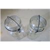 Image 2 : 2X Mason Jars with Glass Lids