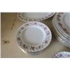 Image 5 : China Dish Set - 8X Dishes, Saucers, Small Plates, Bowls - 7 cups, Milk and Sugar, Large Bowl and Pl
