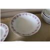 Image 7 : China Dish Set - 8X Dishes, Saucers, Small Plates, Bowls - 7 cups, Milk and Sugar, Large Bowl and Pl