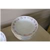 Image 9 : China Dish Set - 8X Dishes, Saucers, Small Plates, Bowls - 7 cups, Milk and Sugar, Large Bowl and Pl