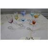 Image 1 : 8 Liquor Glasses Colored
