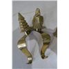 Image 2 : Brass Xmas Stocking Holder X4