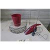 Image 1 : Dirt Devil Hand Vacuum, Waste Basket, Wall Hanging Basket, Countertop Rack