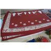 Image 3 : Xmas Bundle - 3 Tree Stars, 2 LED Stand-ups, 3 Bags and 1 Box of Hanging Ornaments, 30 Table Mats, M