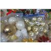 Image 8 : Xmas Bundle - 3 Tree Stars, 2 LED Stand-ups, 3 Bags and 1 Box of Hanging Ornaments, 30 Table Mats, M