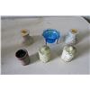 Image 2 : 4 Candle Holders and 2 Candles
