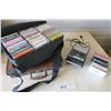 Image 1 : Sanyo Tape Recorder and 2 Cases of Tapes