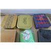 Image 2 : Group of Large Tins, Table Cloth, Disposable Napkins & Plates