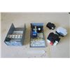 Image 1 : Home Electrical Items - Capacitor/Relay Box and 10 Breakers (6X 20Amp, 2X 15Amp, 2X 15Amp Double)