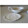 Image 3 : Gravy Boat and Dish, Cow Milk and Sugar Cups, 2X Plates