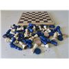 Image 2 : Wood Checkers/Chess Set