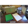 Image 1 : File Lockbox, Plastic Supply Drawer and Office Supplies