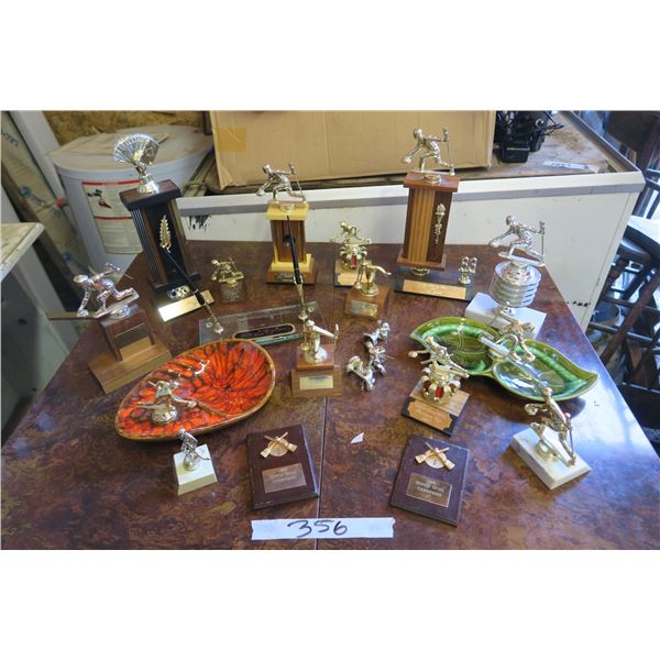 Curling Trophies and Awards X18 Hockey and Poker