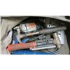 Image 3 : Hand Tools - Power Drills X2, Laser Level Tool, Hammers X2, Caulking Gun, Bag