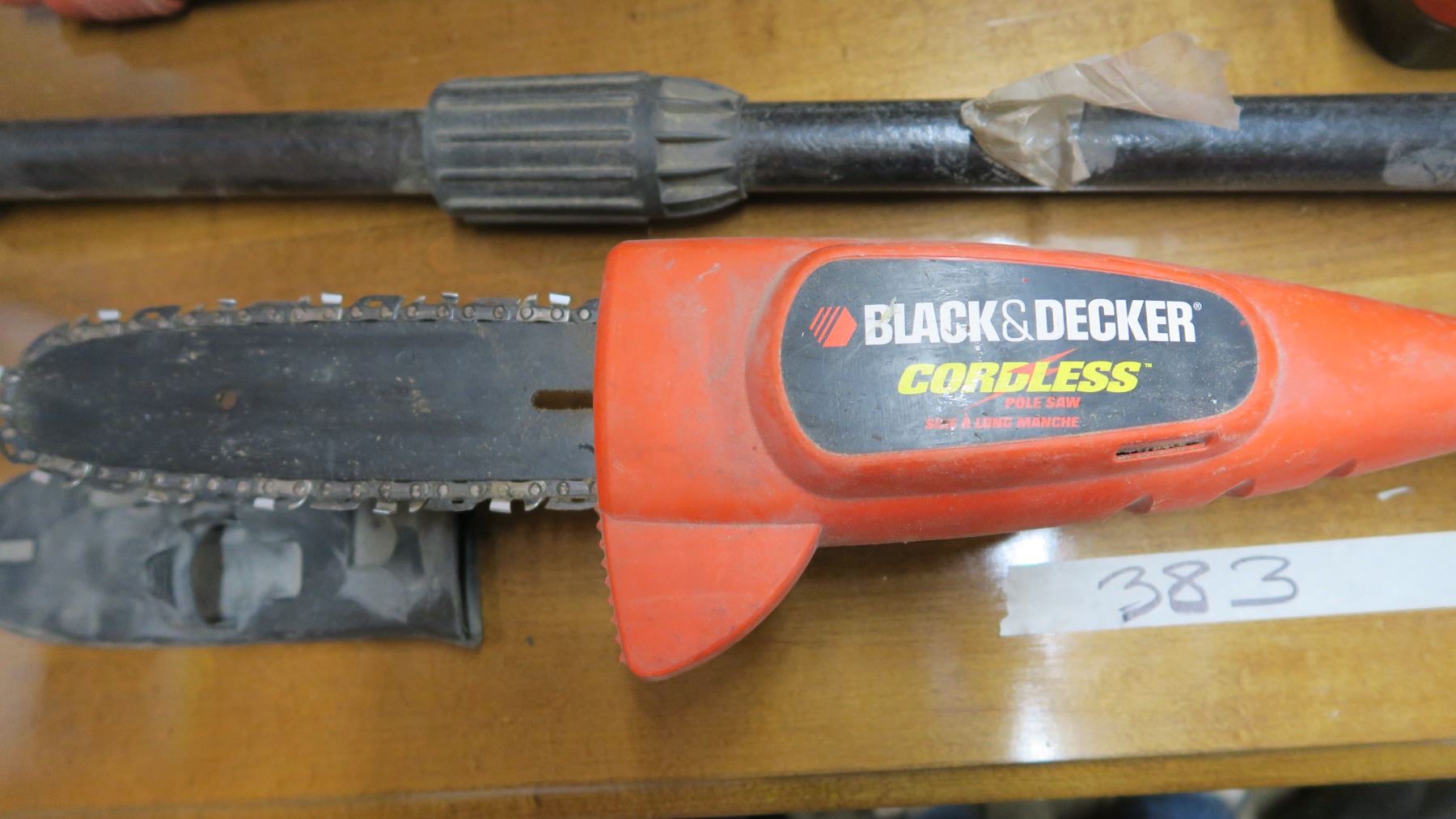 Black and Decker Battery Powered Cordless Pole Saw Kit and Whipper Snipper