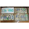Image 2 : 6X Saskatchewan Car License Plates - 72', 75, 76 X3  and other