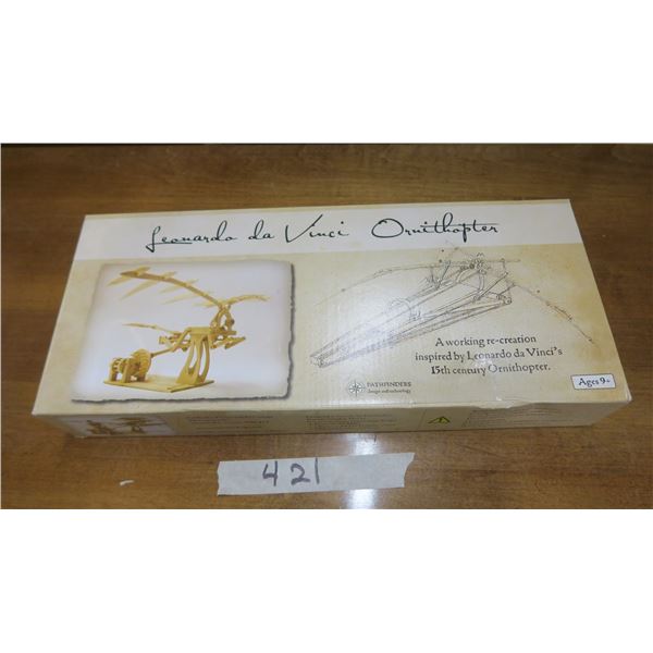 Leonardo da Vinci Ornithopter Wood Model Kit