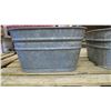 Image 2 : Galvanized Tubs - 1.5'X1.5' and 2'X2'