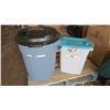 Image 1 : Rubbermaid Roughneck Bin and 8 Gallon Bin