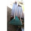 Image 1 : Garden Tools - Rake X2, Broom, Shovel and Hoe