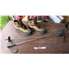 Image 1 : Ski Poles and Sorel Size 12 Boots